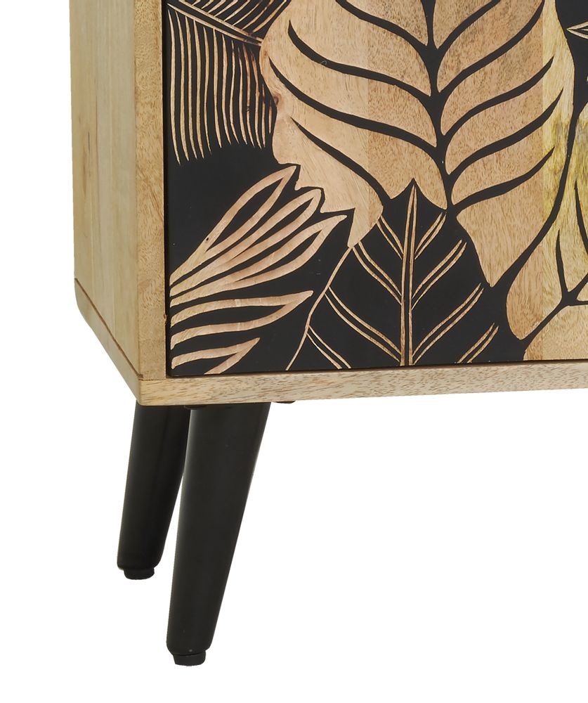 Tables de nuit - Table de nuit TROPICA en bois de manguier - AUBRY GASPARD