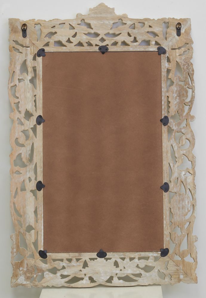 Mirrors - Mirror carved in mango wood - AUBRY GASPARD