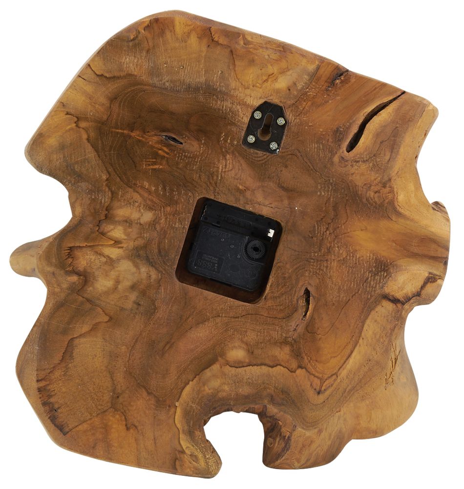 Clocks - Unique natural teak clock - AUBRY GASPARD