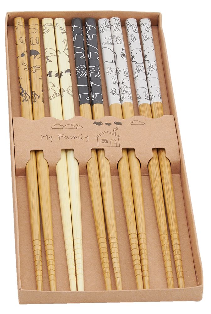 Forks - Pairs of bamboo chopsticks - AUBRY GASPARD