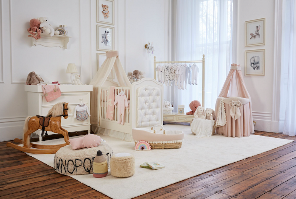 Beds - Tribeca Upholstered Cot Bed  - THE BABY COT SHOP