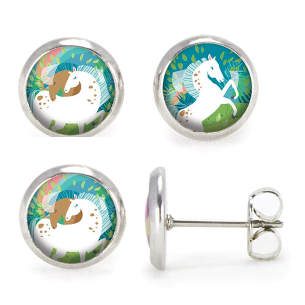 Bijoux - Ears Studs Les Minis Ecureuil / Cache-Cache - LES MINIS D'EMILIE