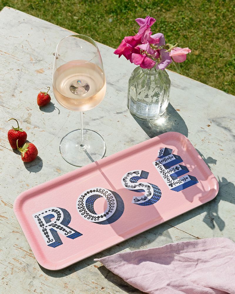 Table mat - Rose - Wine - Summer - tray - JAMIDA OF SWEDEN