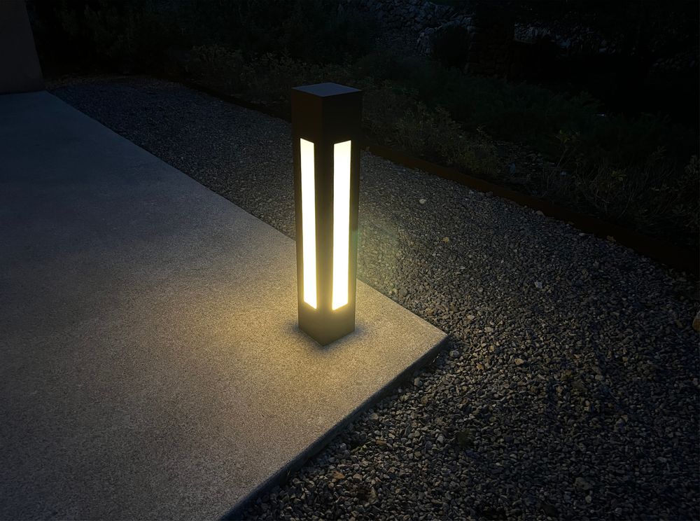 Lampadaires extérieurs - borne LED BN 080 - LYX LUMINAIRES