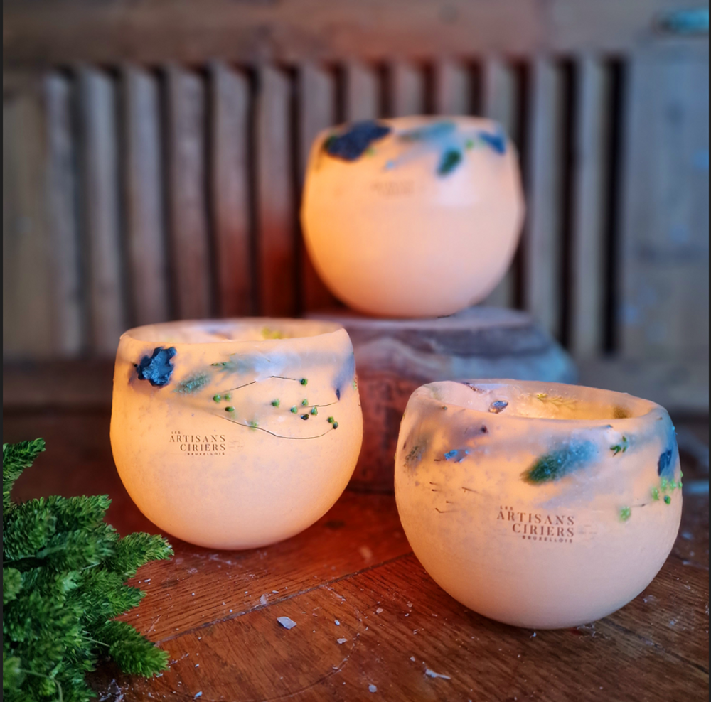 Spa - Candle Photophore Globe Walk in the Forest - LES ARTISANS CIRIERS BRUXELLOIS