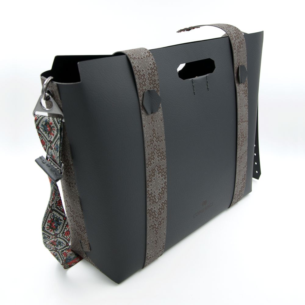 Homewear - sac en cuir recyclé/ BigBusyB -CopperFlower- Edition - COMBBAGS