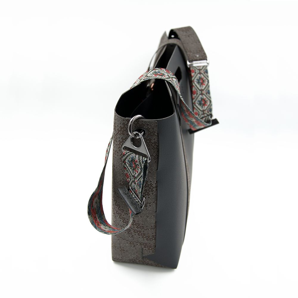Homewear - sac en cuir recyclé/ BigBusyB -CopperFlower- Edition - COMBBAGS
