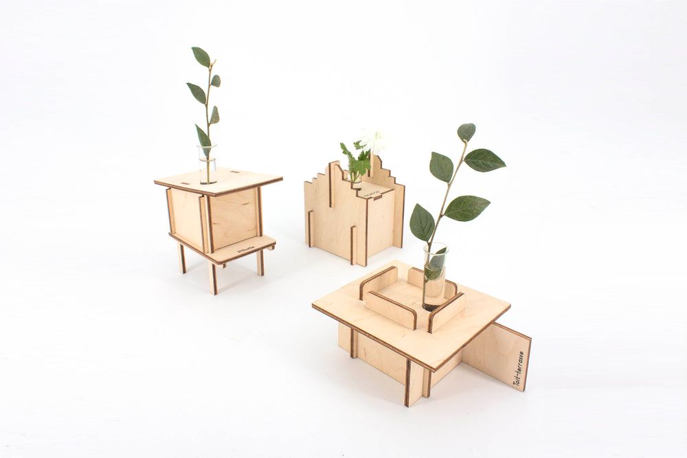 Objets design - Vases collection architecture | Vases à assembler - REINE MÈRE