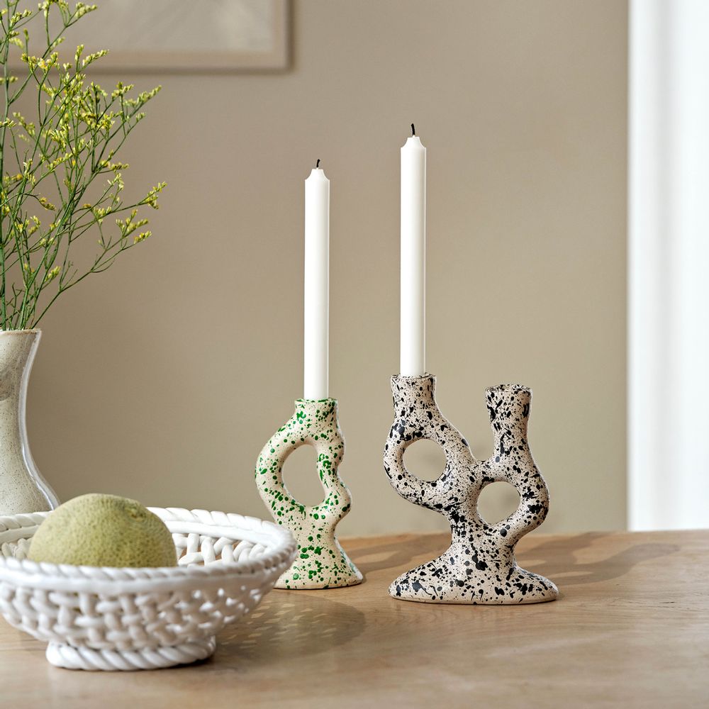 Objets design - Bougeoir à paillettes (en forme de corail) - BAHNE INTERIOR