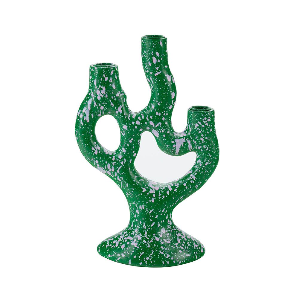Objets design - Bougeoir à paillettes (en forme de corail) - BAHNE INTERIOR