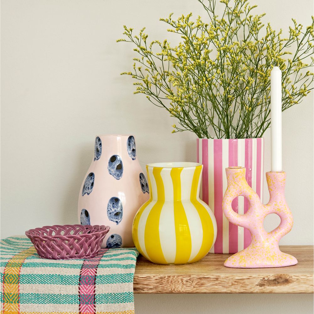 Objets design - Bougeoir à paillettes (en forme de corail) - BAHNE INTERIOR