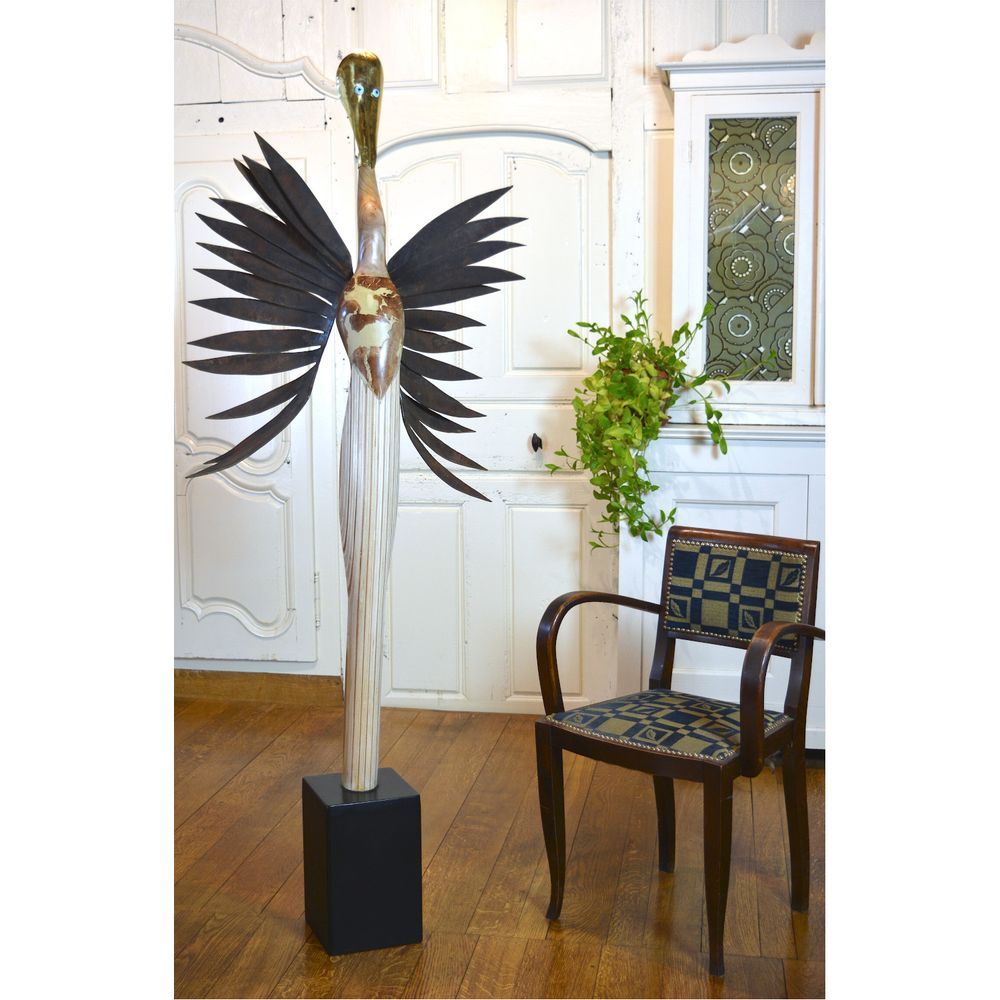 Sculptures, statuettes et miniatures - Sculptures Tete d'oiseau - SZENDY STEPHANE