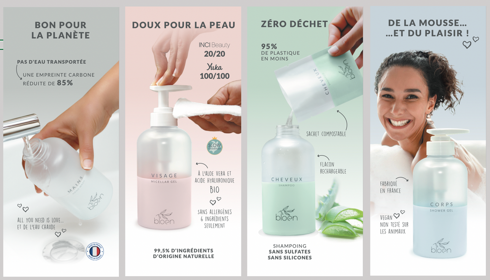 Savons - Gel douche BLOEN Eco responsable - Zéro déchet - Ecologique - BLOEN