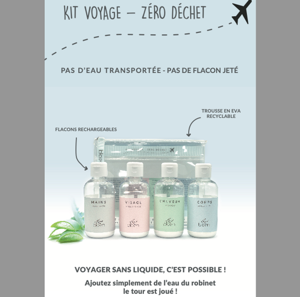 Savons - KIT VOYAGE - ZERO DECHET - BLOEN