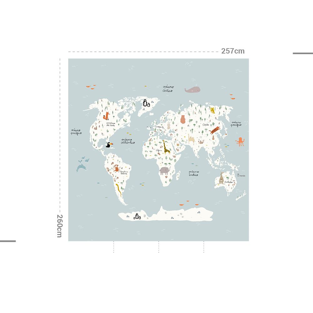 Poster - Map of the world - APDECORATION