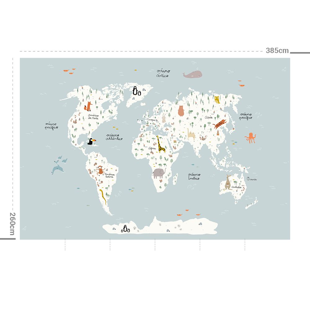 Poster - Map of the world - APDECORATION