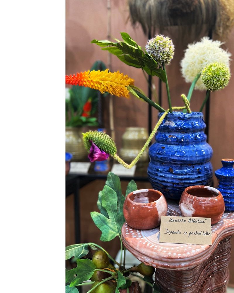 Vases - Vase Etnic Blue Tata. - NOMADIC CLAY DESIGN STUDIO