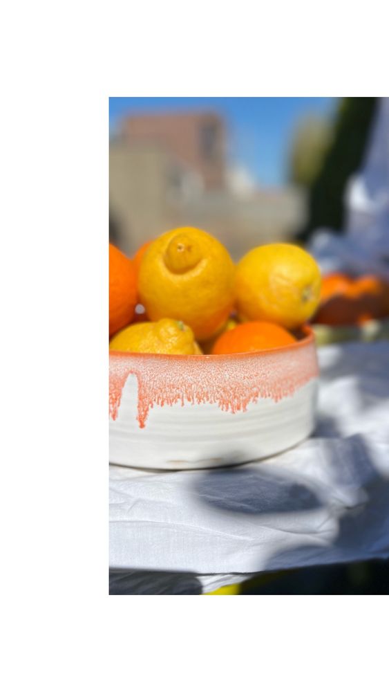 Bols - Bol à Orange - NOMADIC CLAY DESIGN STUDIO