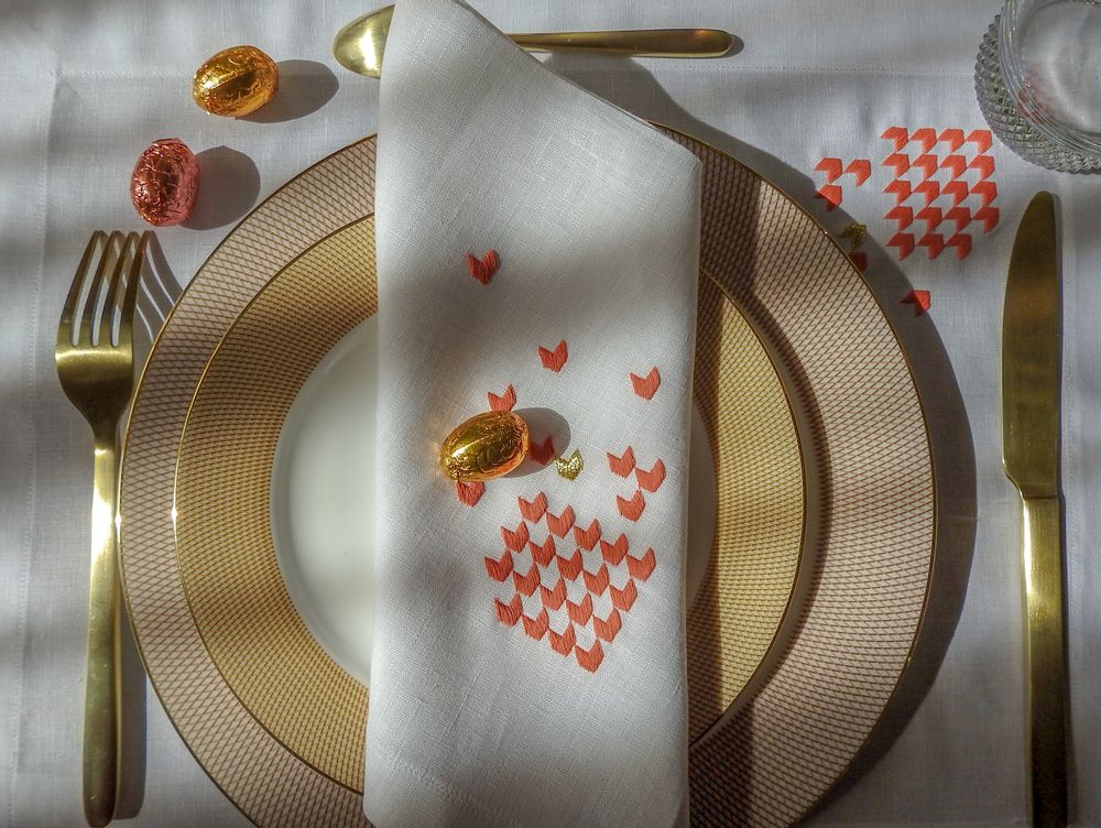 Table linen - PIED-DE-CANARY napkin + placemat - ARTIPARIS
