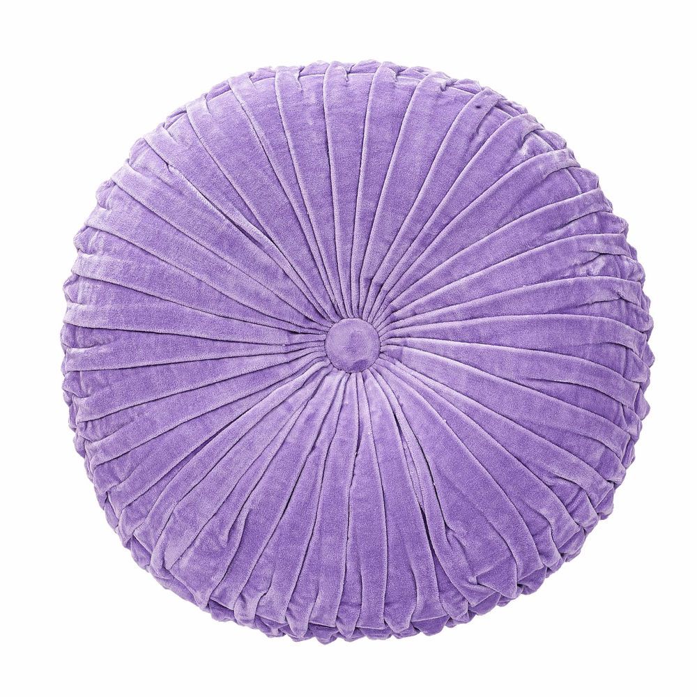 Couettes et oreillers - Coussin rond en velours - 16 pouces - CASA AMAROSA