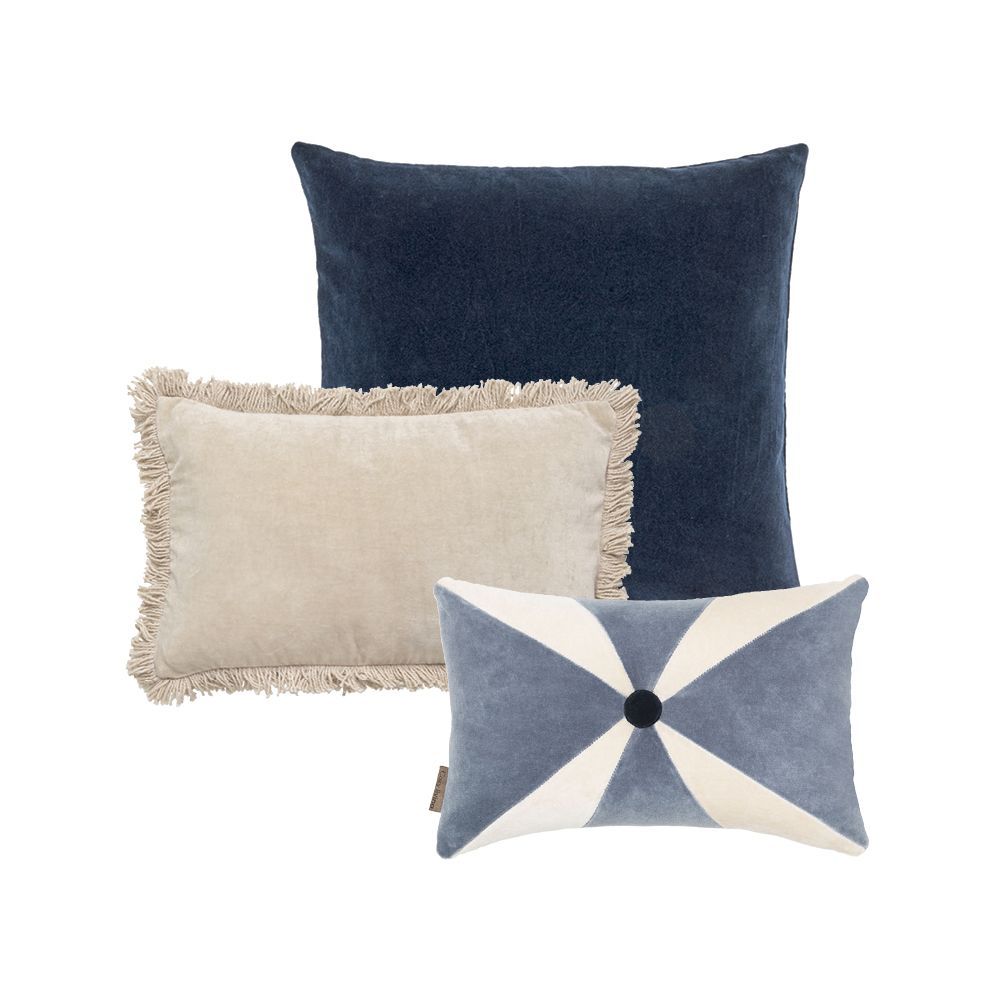 Fabric cushions - Cushions - blue tones - COZY LIVING COPENHAGEN