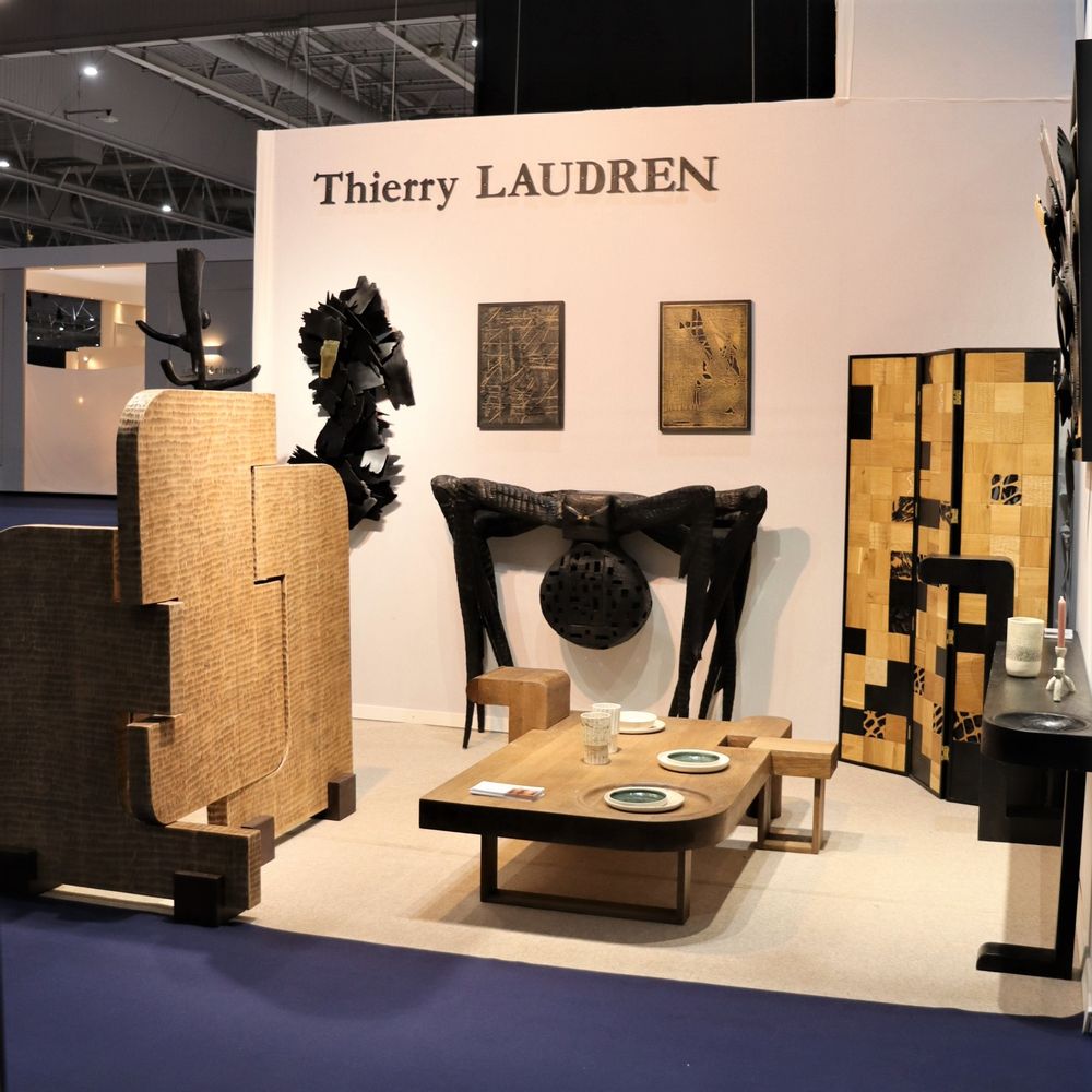 Sculptures, statuettes et miniatures - console "Bonheur noir". - THIERRY LAUDREN
