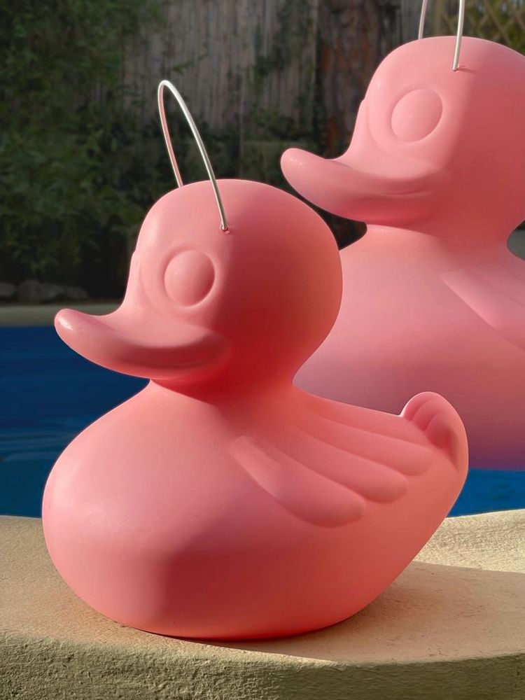 Outdoor decorative accessories - THE DUCK DUCK LAMP S - "PINK EDITION" - GOODNIGHT LIGHT