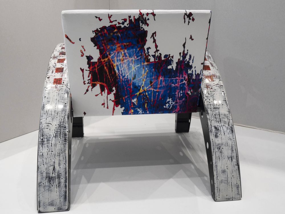 Armchairs - \" Invisible Man\” White - DYSFORM