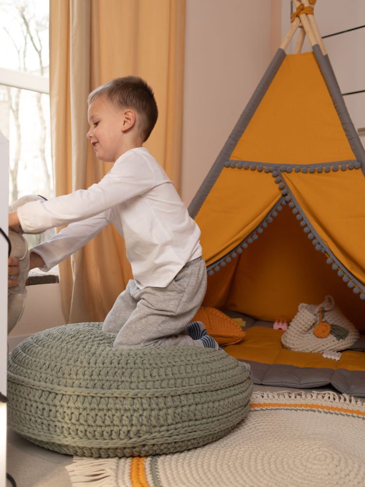 Canapés et fauteuils pour enfant - Grand coussin de sol pour chambre d'enfant - ANZY HOME