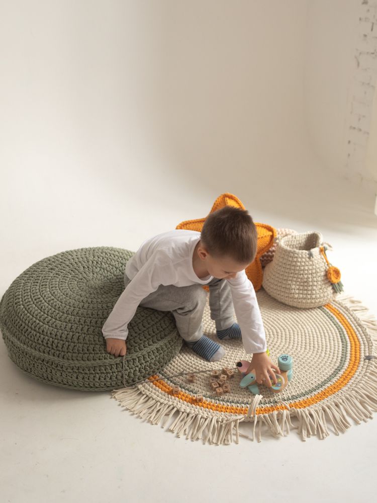Canapés et fauteuils pour enfant - Grand coussin de sol pour chambre d'enfant - ANZY HOME