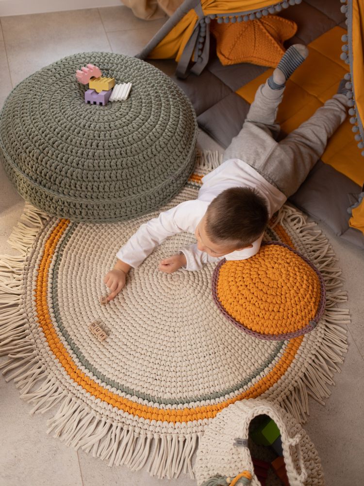 Canapés et fauteuils pour enfant - Grand coussin de sol pour chambre d'enfant - ANZY HOME