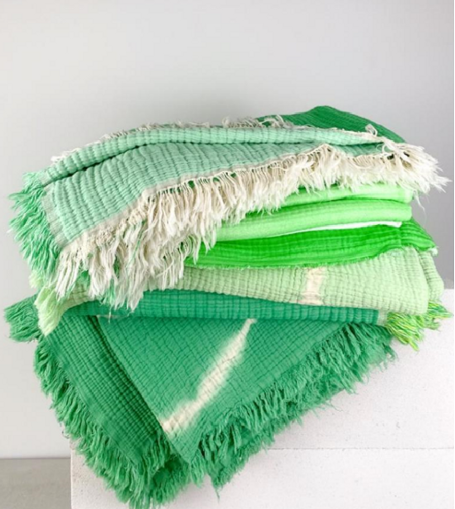Sarongs - COTTON GAUZE BATHROBE - NADIA DAFRI PARIS