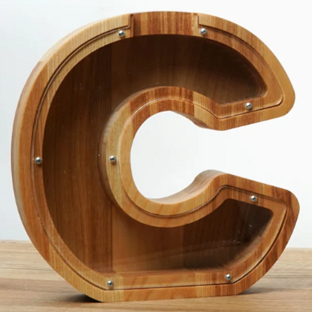 Gifts - Money box (A-Z, customizable) - PROMIDESIGN