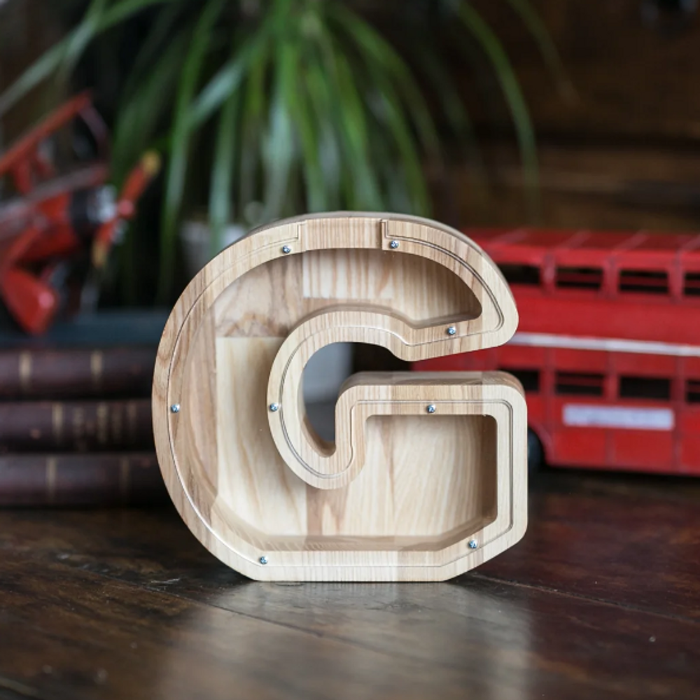 Gifts - Money box (A-Z, customizable) - PROMIDESIGN