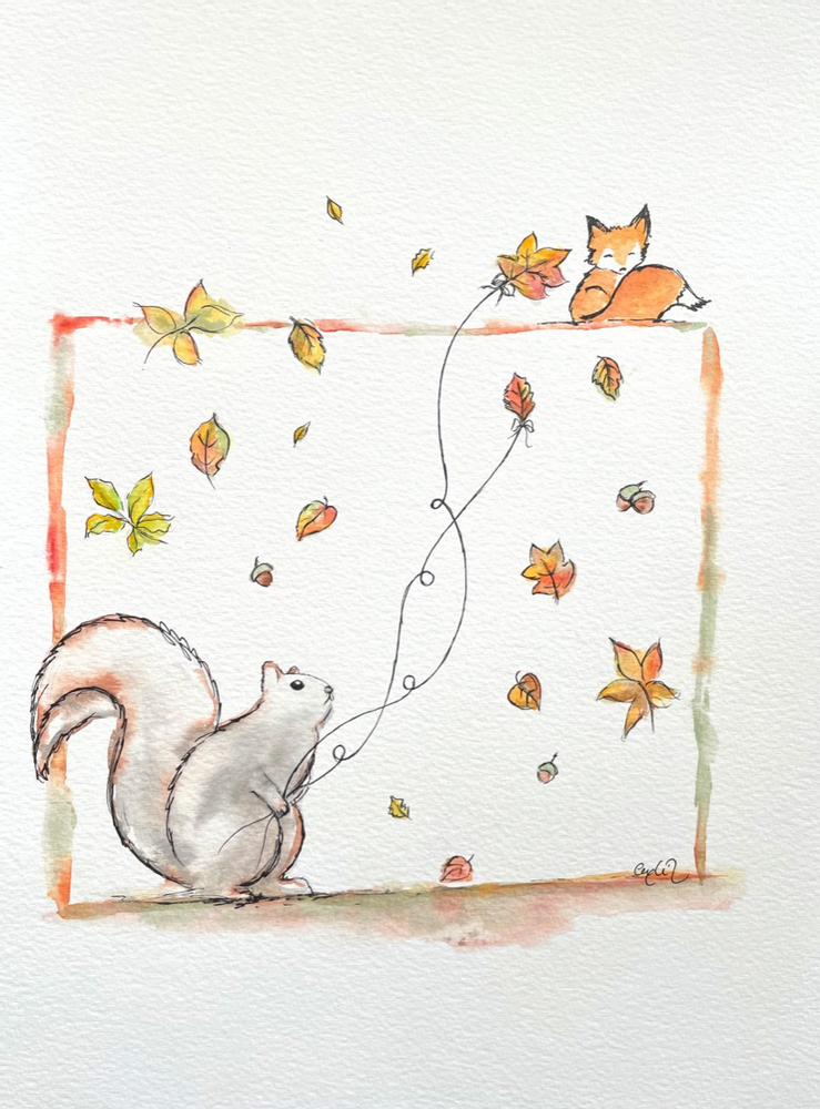 Paintings - Illustrations on paper - VERY LUCKY CRAFTSHOP