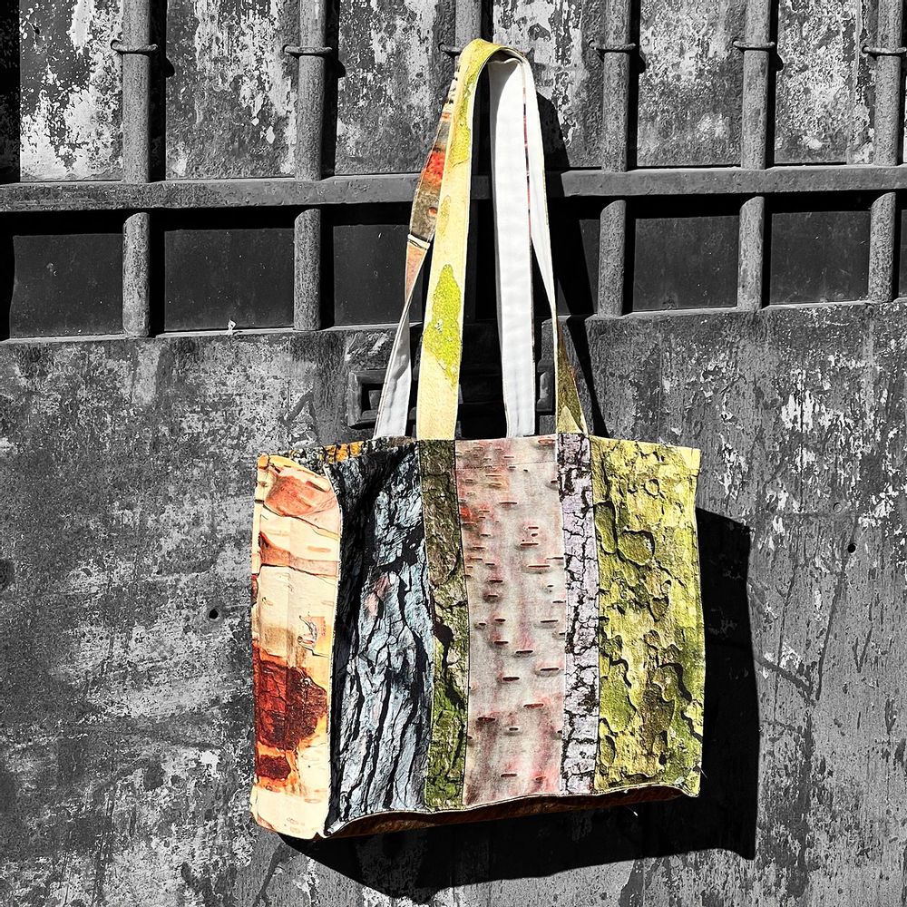 Bags and totes - Wooden Tote Bag - MARON BOUILLIE