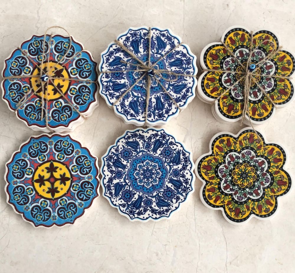 Gifts - CERAMIC COASTERS - ARTNICEA
