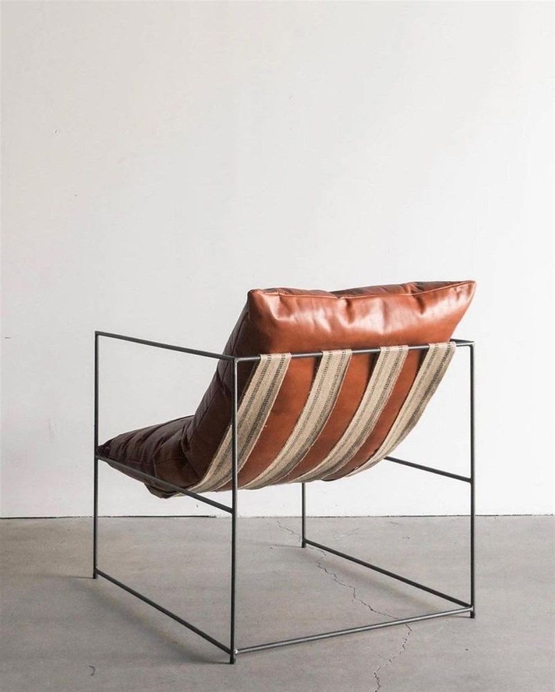 Fauteuils - Santa Monica Taba Metal Armchair - CHAPPAL.CO