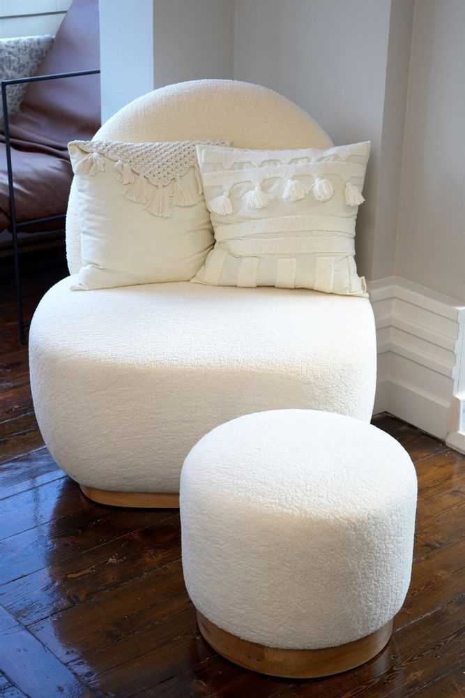 Fauteuils - Teddy Bergere and Pouf - CHAPPAL.CO