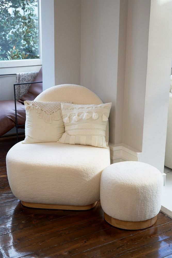 Fauteuils - Teddy Bergere and Pouf - CHAPPAL.CO