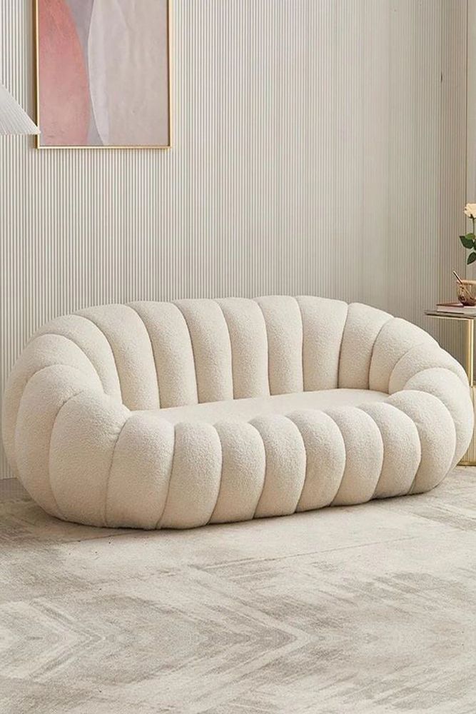 Armchairs - Pearl Puffy Sofa Set - CHAPPAL.CO