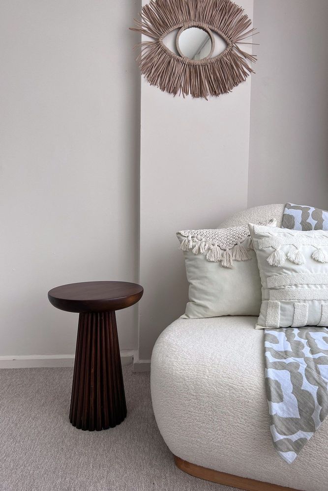 Tables basses - Mushroom Natural Wood Side Table - CHAPPAL.CO