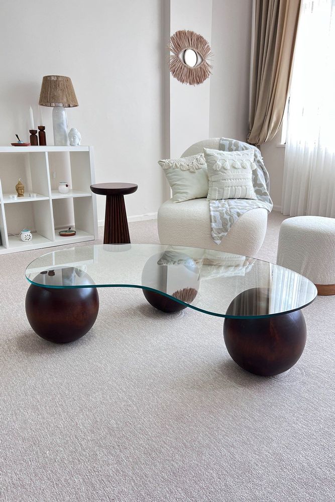 Coffee tables - Minimal Wooden Walnut Coffee Table - CHAPPAL.CO