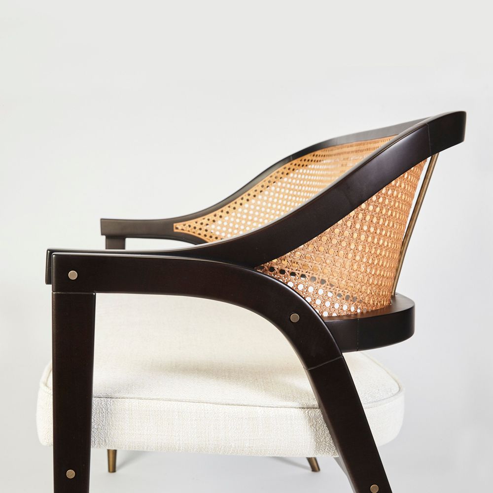 Benches - Wormley Bench in Darkened Sikomoro Wood With Brushed Brass Details - DUISTT