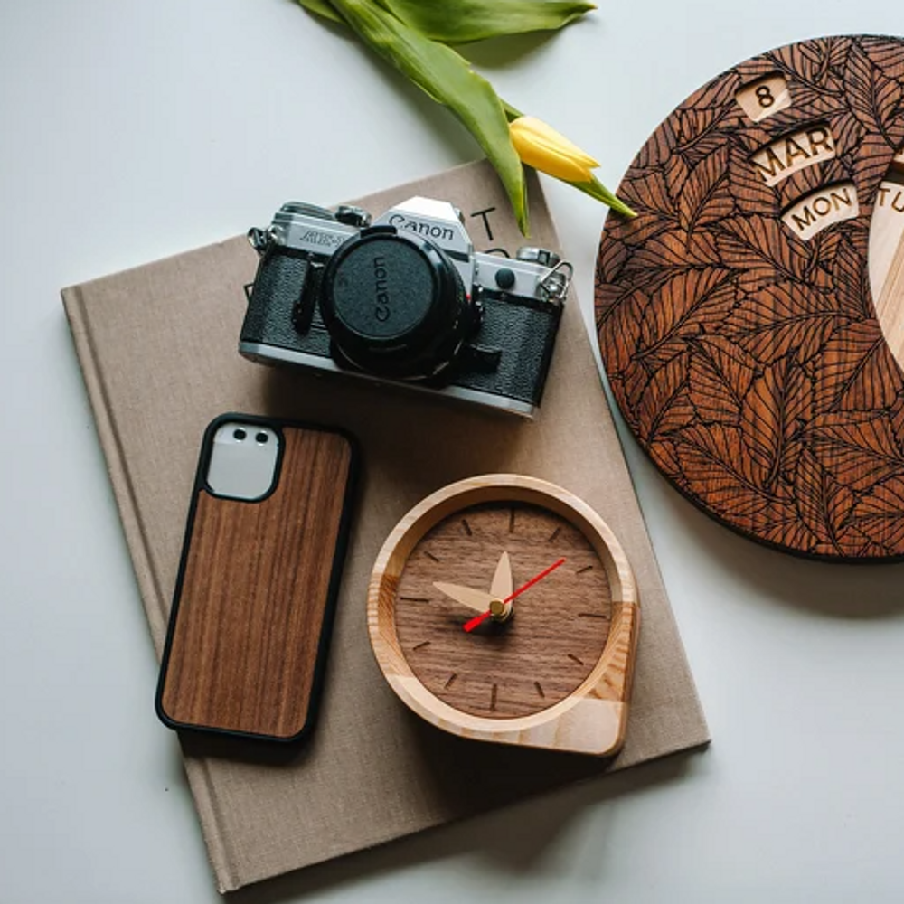 Clocks - Wooden Desk Clock - UAB,,PROMI"