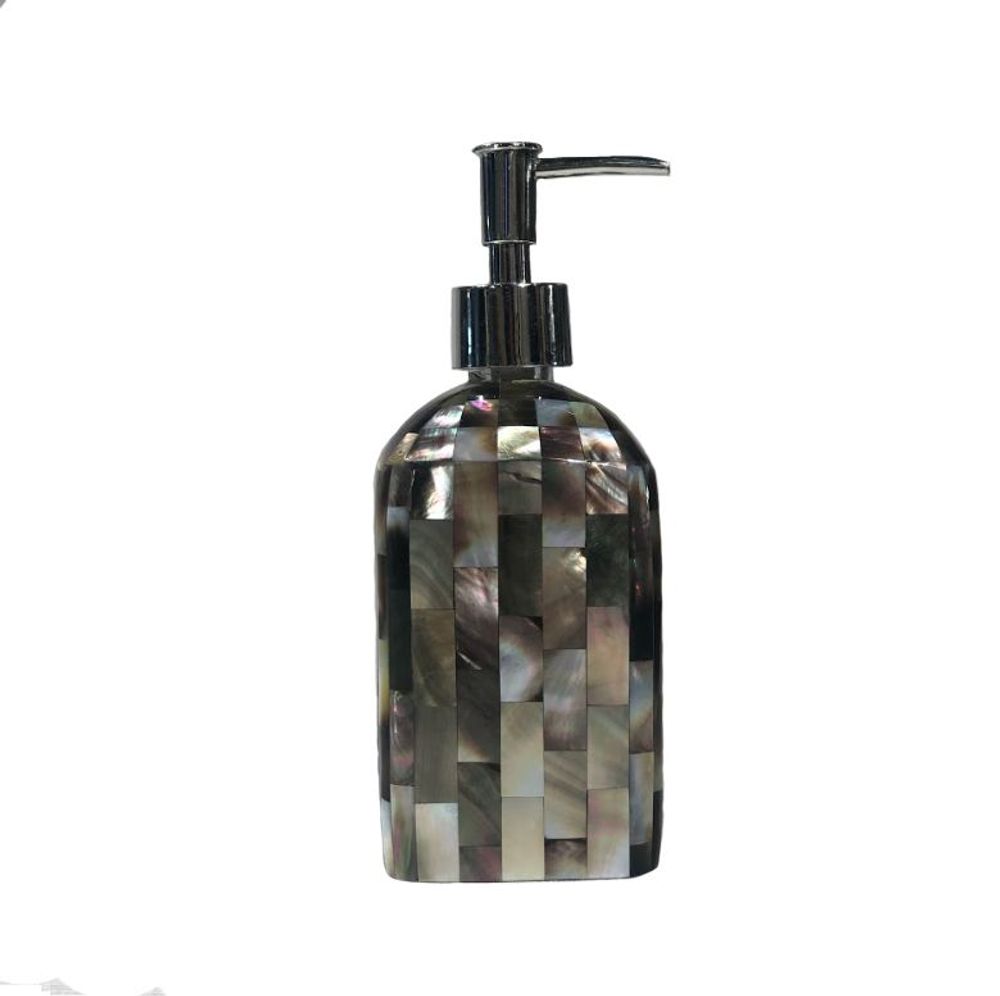 Pièces uniques - Distributeur de savon Blacklip Shell Inlay - THOMAS & GEORGE FURNITURE, LIGHTING & DECOR