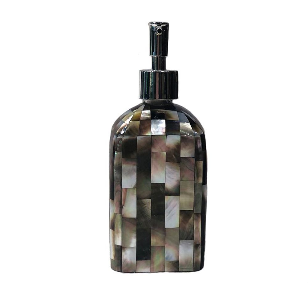 Pièces uniques - Distributeur de savon Blacklip Shell Inlay - THOMAS & GEORGE FURNITURE, LIGHTING & DECOR