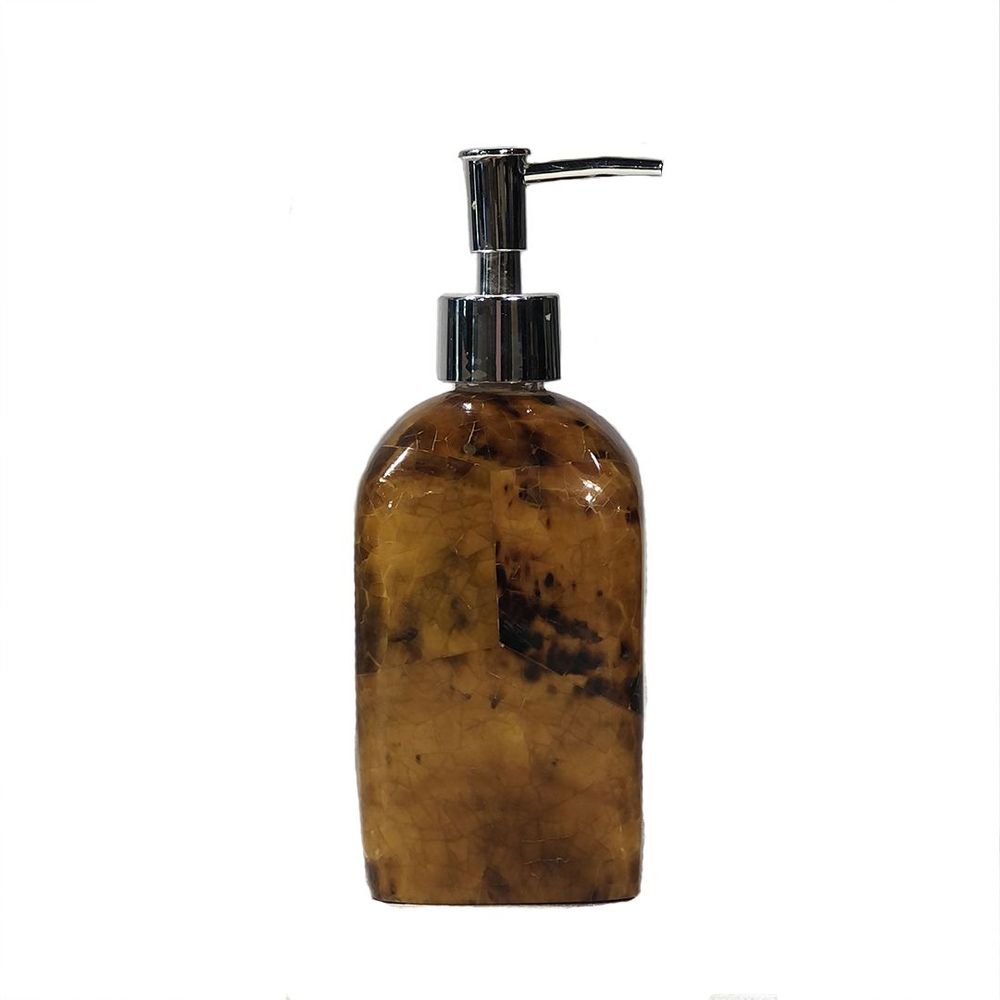 Unique pieces - Young Pen Shell Inlay Soap Dispenser (Square) - THOMAS & GEORGE FURNITURE, LIGHTING & DECOR
