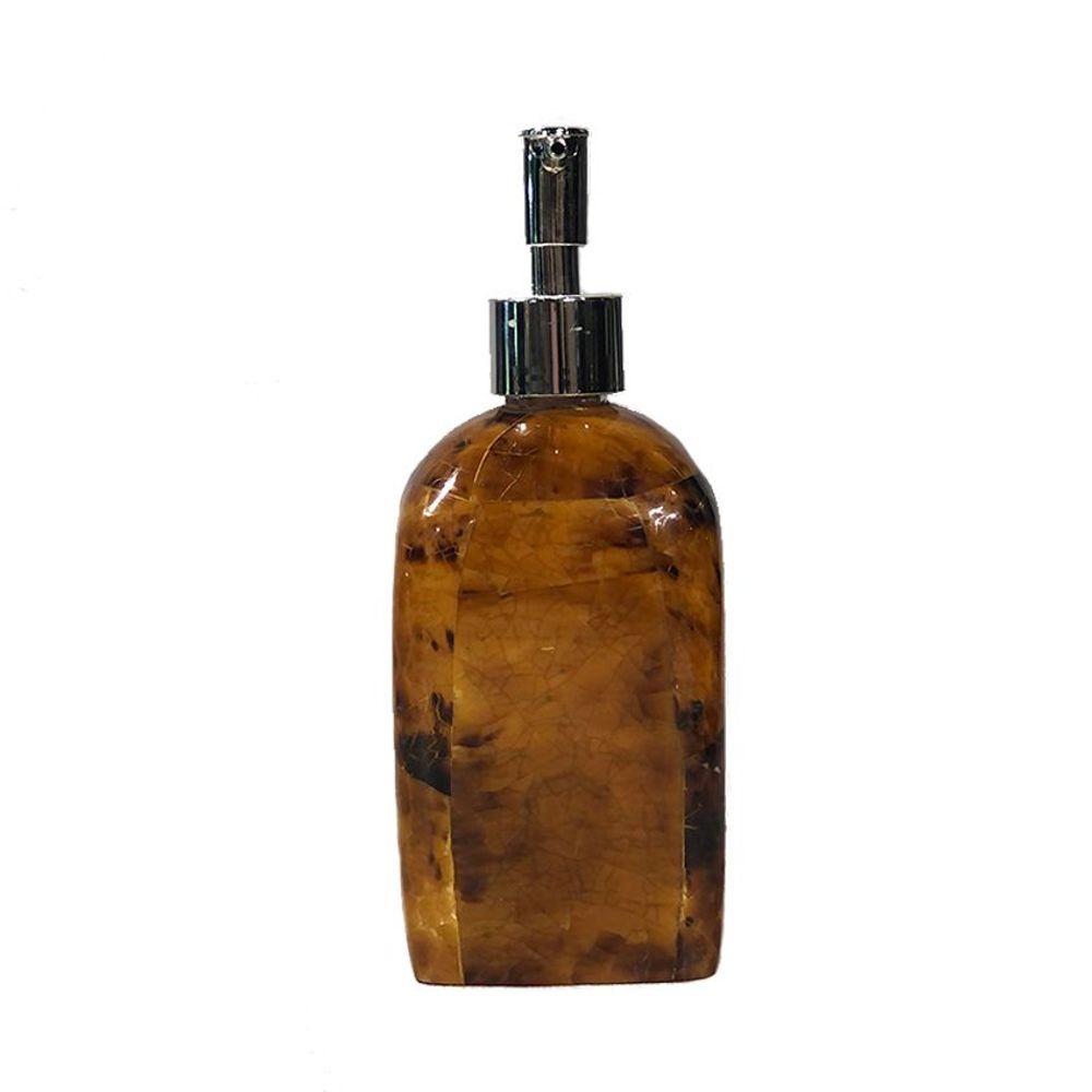 Unique pieces - Young Pen Shell Inlay Soap Dispenser (Square) - THOMAS & GEORGE FURNITURE, LIGHTING & DECOR