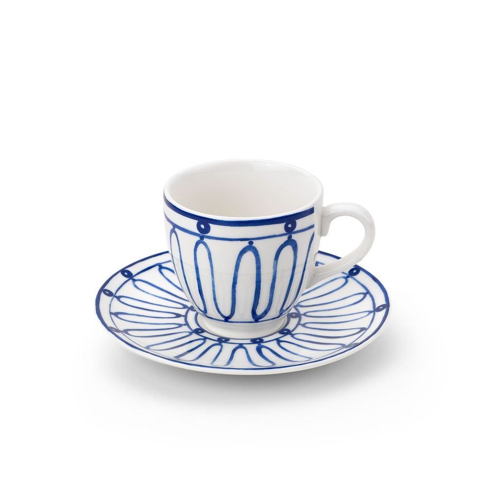 Assiettes de réception - Kyma Blue Tea or Coffee Cup - THEMIS Z